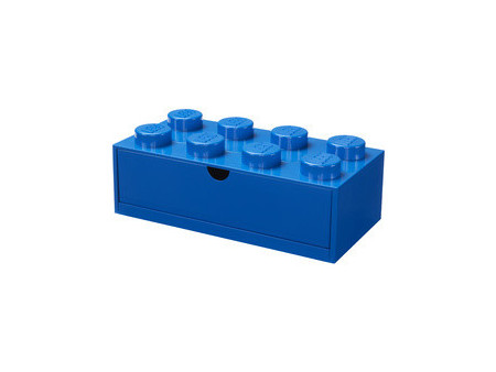 LEGO Brique tiroir DESK DRAWER 8, 1 tiroir, bleu