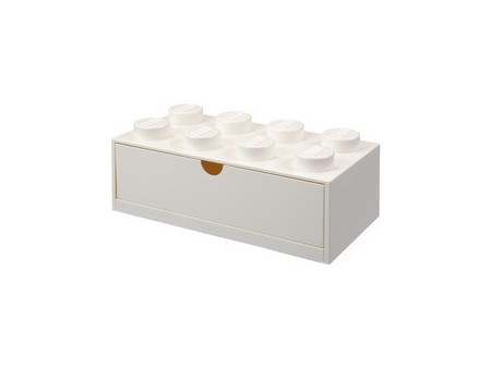 LEGO Brique tiroir DESK DRAWER 8, 1 tiroir, bleu