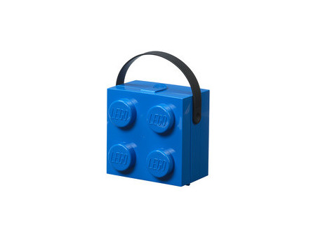 LEGO Boîte à goûter avec poignée, violet translucide