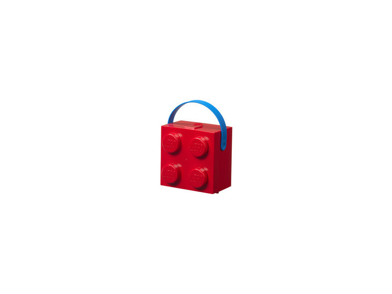 LEGO Boîte à goûter avec poignée, bleu clair translucide