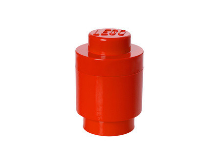 LEGO Brique de rangement STORAGE BRICK 1 ROUND, 950ml, rouge