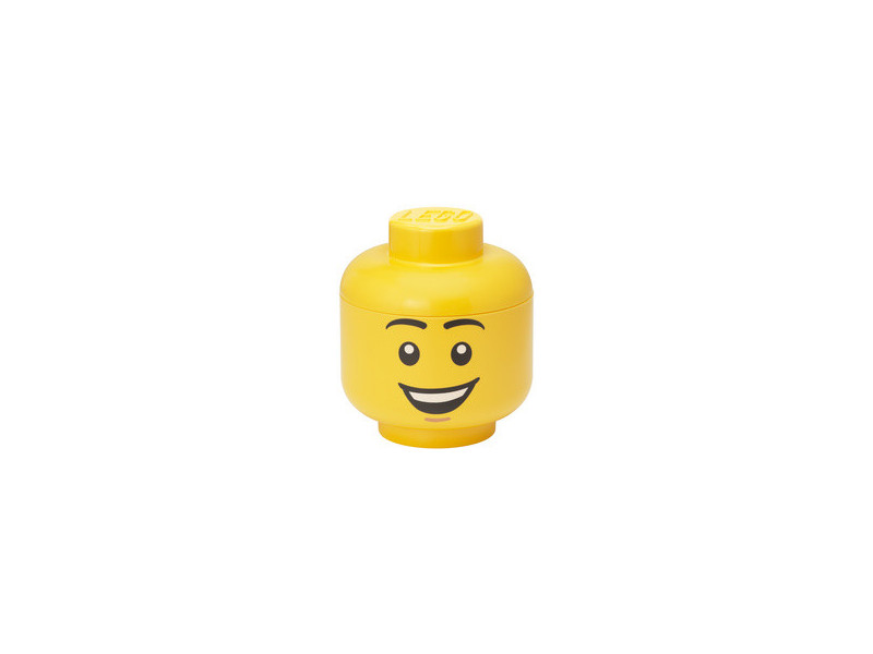 LEGO Boîte en forme de tête STORAGE HEAD GIRL, L, jaune