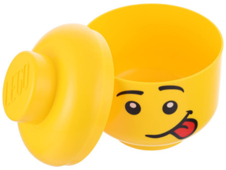LEGO Mini-boîte en forme de tête STORAGE HEAD SILLY, jaune