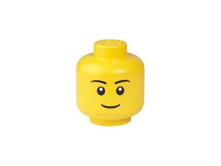 LEGO Mini-boîte en forme de tête STORAGE HEAD HAPPY BOY