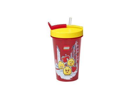LEGO Gobelet avec paille NINJAGO, 0,5 litre