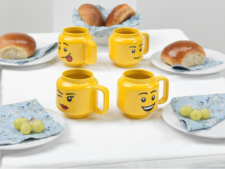 LEGO Tasse à café HAPPY BOY, 255 ml, dans un carton, jaune