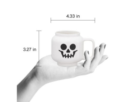LEGO Tasse à café SKELETON, 255 ml, dans un carton, blanc