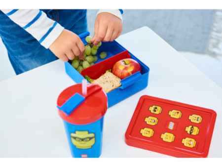 LEGO Boîte à goûter LUNCH BOX ICONIC, rouge/bleu