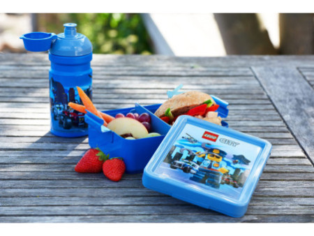 LEGO Gourde CITY, 390 ml, bleu