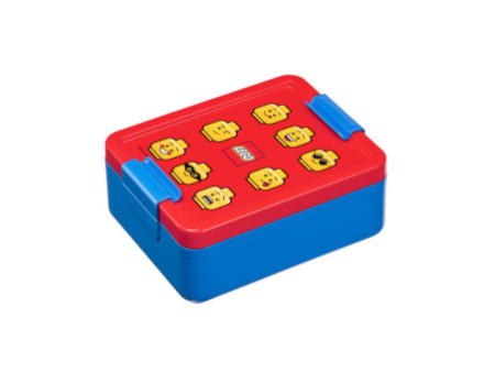 LEGO Gourde + Boîte à goûter LUNCH SET ICONIC, rouge/bleu