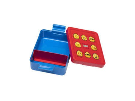 LEGO Gourde + Boîte à goûter LUNCH SET ICONIC, rouge/bleu
