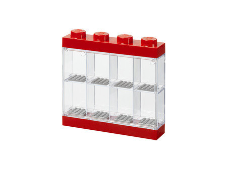 LEGO Vitrine pour figurines DISPLAY CASE 8, rouge