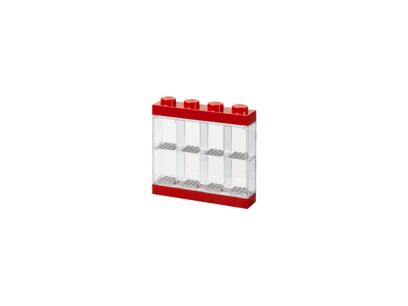 LEGO Vitrine pour figurines DISPLAY CASE 8, rouge
