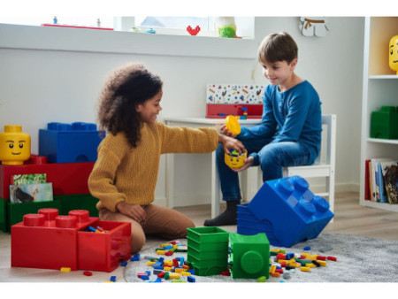 LEGO Vitrine PLAY & DISPLAY CASE ICONIC, rouge