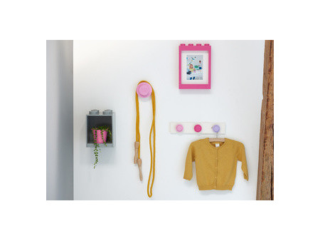 LEGO Portemanteau mural WALL HANGER RACK, rouge/bleu/jaune