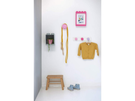 LEGO Portemanteau WALL HANGER RACK, rose pâle/rose/lavande