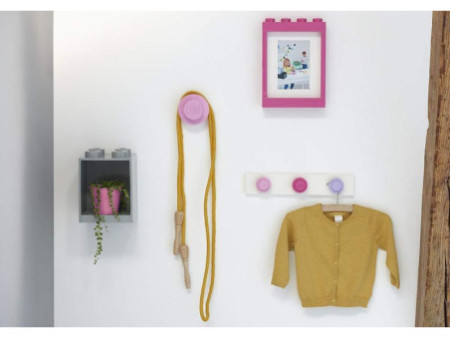 LEGO Portemanteau WALL HANGER RACK, rose pâle/rose/lavande