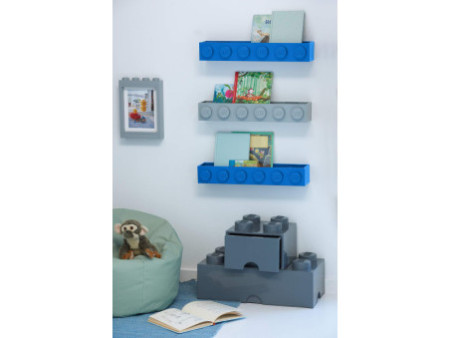 LEGO Étagère BOOK RACK, largeur: 478 mm, bleu