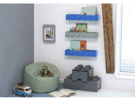 LEGO Étagère BOOK RACK, largeur: 478 mm, gris
