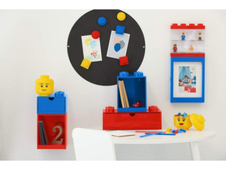 LEGO Étagère en forme de brique BRICK SHELF 4, rouge