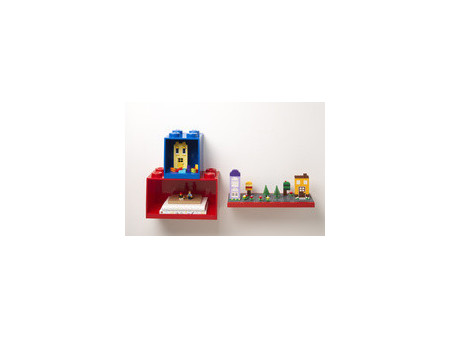 LEGO Étagère en forme de brique BRICK SHELF 8, bleu