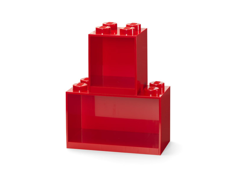 LEGO Set d'étagères en forme de brique BRICK SHELF, rouge