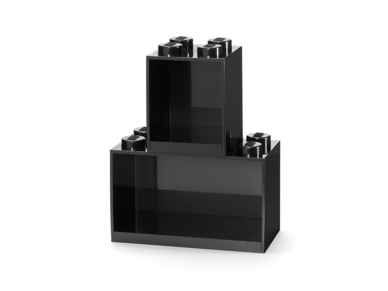 LEGO Set d'étagères en forme de brique BRICK SHELF, noir