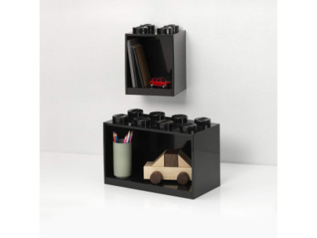 LEGO Set d'étagères en forme de brique BRICK SHELF, noir