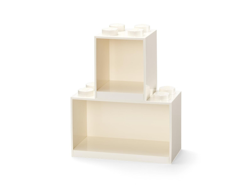 LEGO Set d'étagères en forme de brique BRICK SHELF, blanc