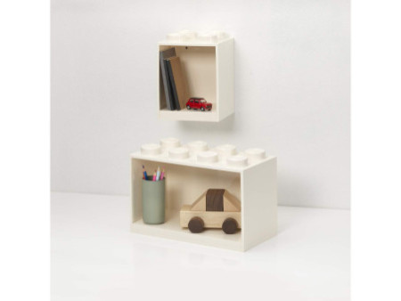 LEGO Set d'étagères en forme de brique BRICK SHELF, blanc