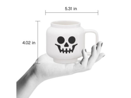 LEGO Mug SKELETON, 530 ml, dans un carton, blanc