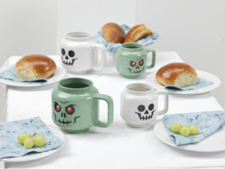 LEGO Mug GREEN SKELETON, 530 ml, dans carton, jaune
