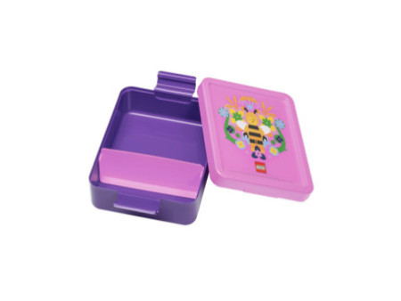 LEGO Gourde + Boîte à goûter LUNCH SET BEE, lilas