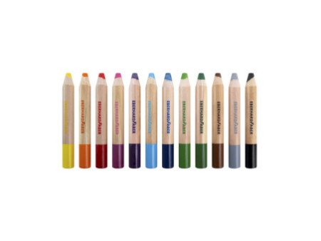 EBERHARD FABER Crayon de couleur 3 en 1 Jumbo MINI MAXI