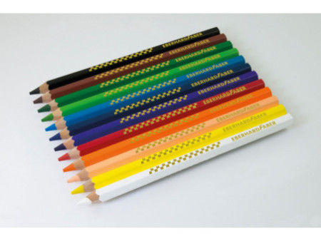 EBERHARD FABER Crayon de couleur BIG WINNER, étui de 12