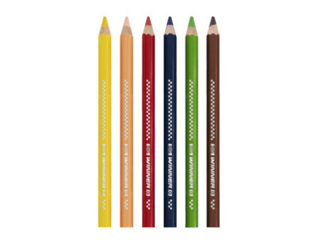 EBERHARD FABER Crayon de couleur BIG WINNER, étui de 6