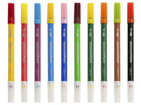 EBERHARD FABER Feutre magique double COLORI, étui de 10