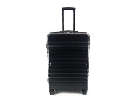 JSA Trolley de voyage, en ABS recyclé à 50%, taille L, noir