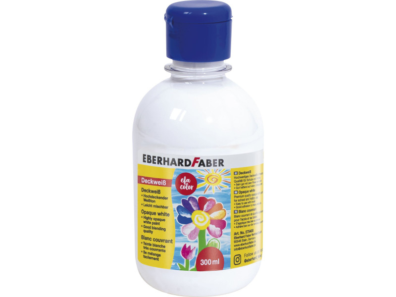 EBERHARD FABER Blanc opaque EFA Color, flacon de 300 ml