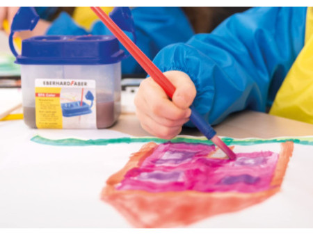 EBERHARD FABER Boîte de peinture EFA Color, 8 couleurs