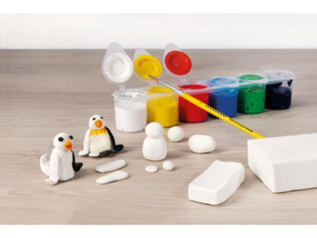 EBERHARD FABER Pâte à modeler EFA plast KIDS, seau, blanc