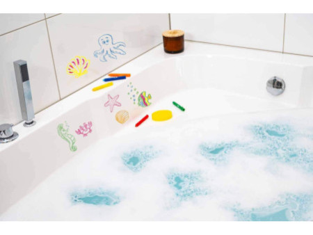 EBERHARD FABER Craie pour le bain Mini Kids, blister de 5