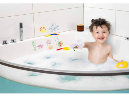 EBERHARD FABER Craie pour le bain Mini Kids, blister de 5