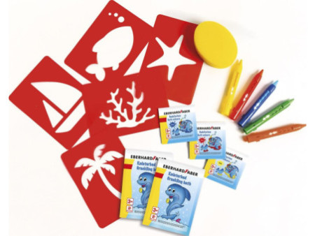 EBERHARD FABER Coffret jeux de bain Mini Kids, 16 pièces