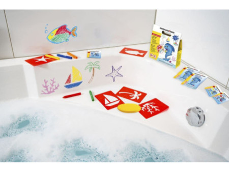 EBERHARD FABER Coffret jeux de bain Mini Kids, 16 pièces