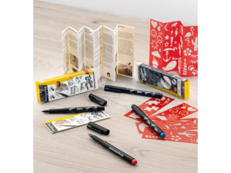 EBERHARD FABER Kit crayon de tatouage Kids, carton de 4