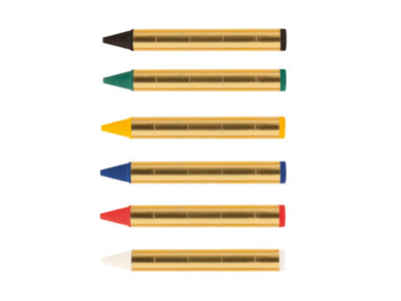 EBERHARD FABER Crayon de maquillage, court, 6 couleurs