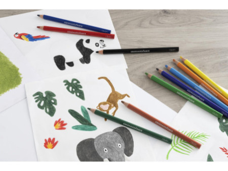EBERHARD FABER Crayon de couleur COLORI Jumbo, étui de 10