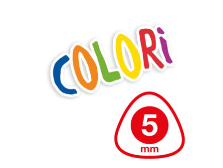 EBERHARD FABER Crayon de couleur COLORI Jumbo, étui de 10