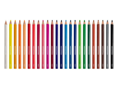 EBERHARD FABER Crayon de couleur COLORI Jumbo, étui de 24